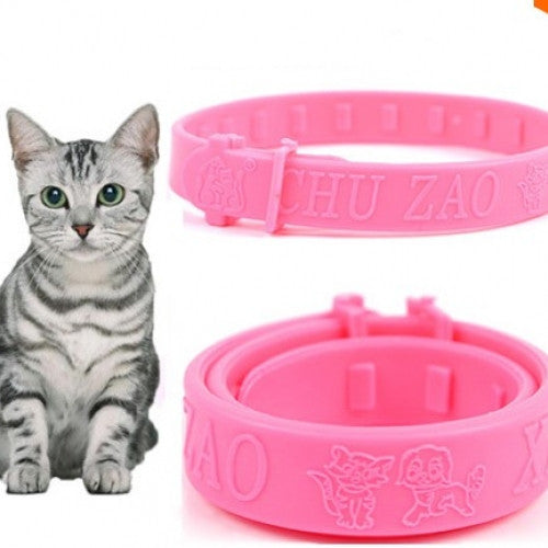 Louse Reject Collar For Cats Kitten - Soft Silicon Pet Cat Flea Collar Adjustable Practical Tick Mite